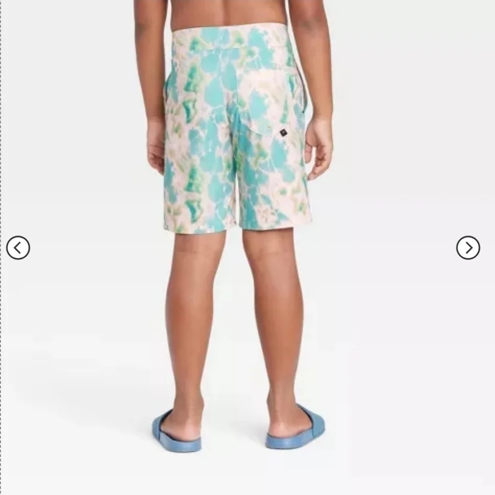 Art Class Boys Board Shorts Light Blue Size 5